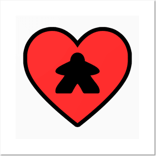 Meeple in my heart! Posters and Art